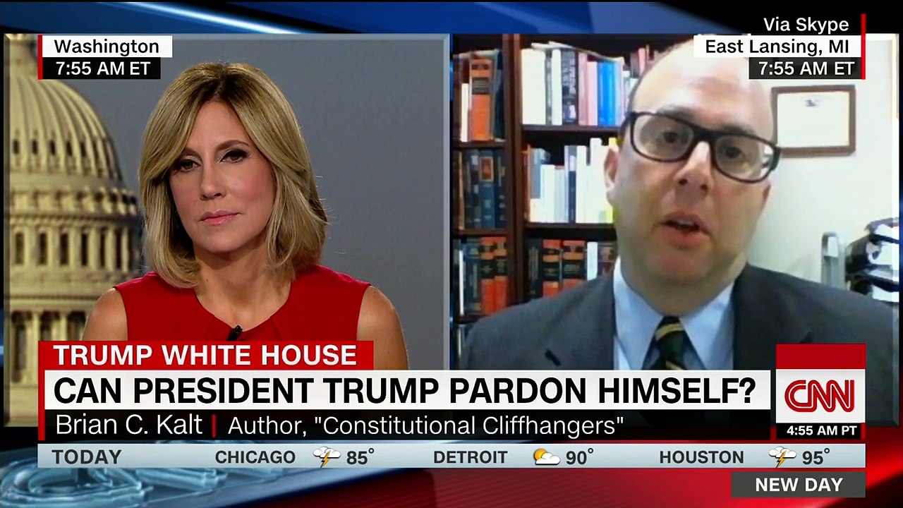 Can President Trump pardon himself