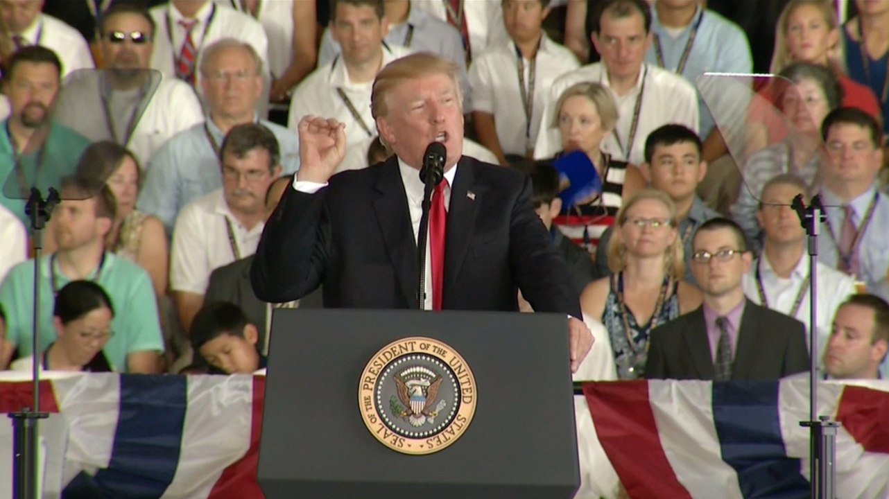 Trump calls for increased defense spending