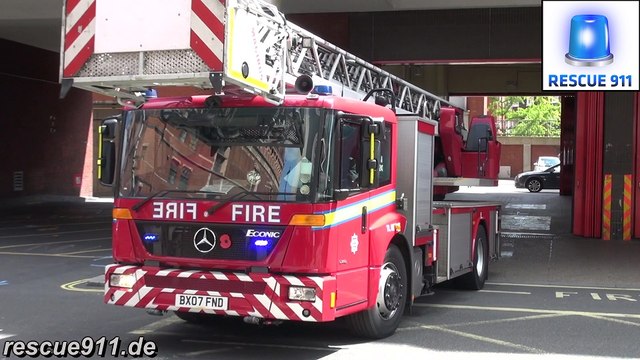 [London Fire Brigade] Turntable ladder A243 LFB Soho