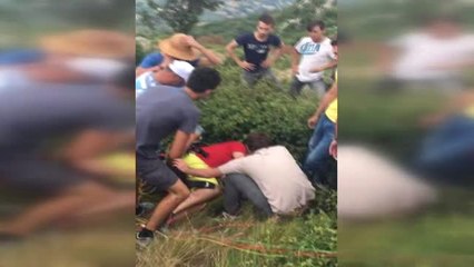 Yamaç Paraşütü Gösterisinde Kaza