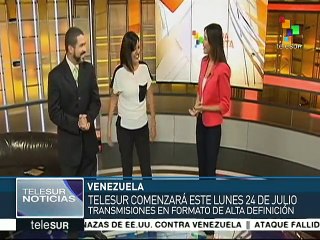 teleSUR comenzará este 24 de julio a transmitir en Alta Definición