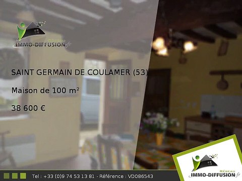 Maison A vendre Saint germain de coulamer 100m2 - 38 600 Euros