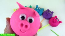 Et bébé enfants couleurs éducation visages pour amusement amusement apprentissage porc jouer formes sourire Doh v