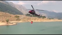 Ora News – Zjarri në Mirditë, Emergjencat ndihmë nga helikopterët VIVA