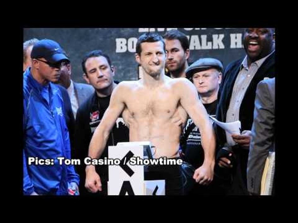 Ward vs Froch Weigh  - Slideshow