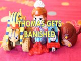 THOMAS & FRIENDS GETS BANISHED PRINCESS SOFIA PAPA SMURF ANGRY BIRD DISNEY BLAZE  Toys BABY Videos , BLAZE AND THE MONST