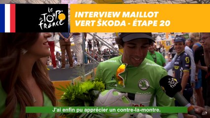 L'interview du maillot vert ŠKODA - Étape 20 - Tour de France 2017