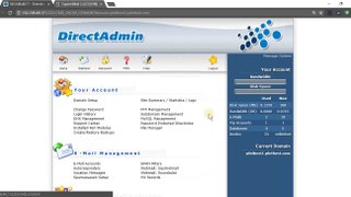 Add a site redirect in DirectAdmin