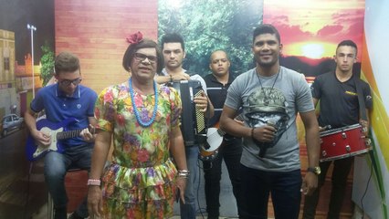 Maria Calado na Tv com Forró do Ribuliço - 19072017