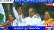 BBMP Elections: KPCC President G. Parameshwara And CM Siddaramaiah Does A Road Show