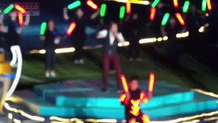 حكيم يشعل حفل افتتاح البطولة العربية بأغنية "أهلاً بيكم فى أم الدنيا"