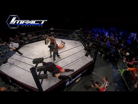4 Way Heavyweight Title Match: Lashley vs. Austin Aries vs. Bobby Roode vs MVP (Jan 30, 2015)