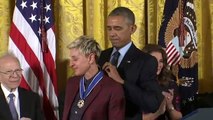 DeGeneres, Hanks, Ross honored at White House