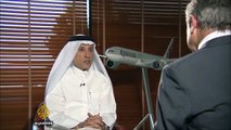 CEO Qatar Airways: our flights goes over Iran friendly airspace since blockade شرکت هواپیم