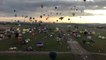 Hot Air Balloons Fill Morning Sky Above Chambley-Bussières Air Base