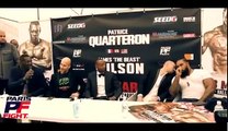 LA CONFÉRENCE DE PRESSE ENTIERE ENTRE PATRICE QUARTERON ET JAMES WILSON SON FUTUR ADVERSAI