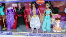 Aladdin Deluxe Doll Set from the Disney Store Toy Review. DisneyToysFan.