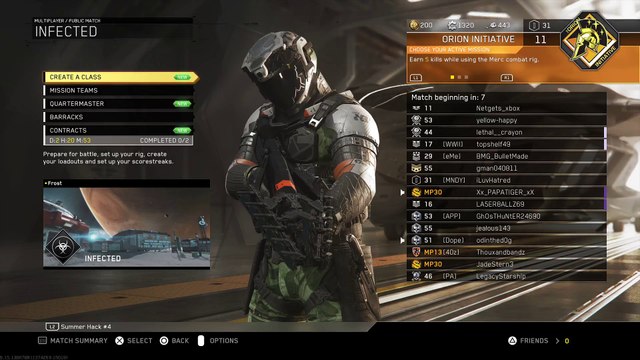 Call of Duty®: Infinite Warfare Infected Doing Better than expected