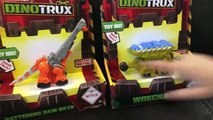 Dinosaure se rencontre de de perforation le le le le la jouet jouets déballage Dinotrux revvit art dinotrux dieca