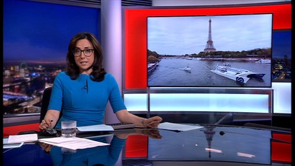 A fake sperm whale appears in Paris