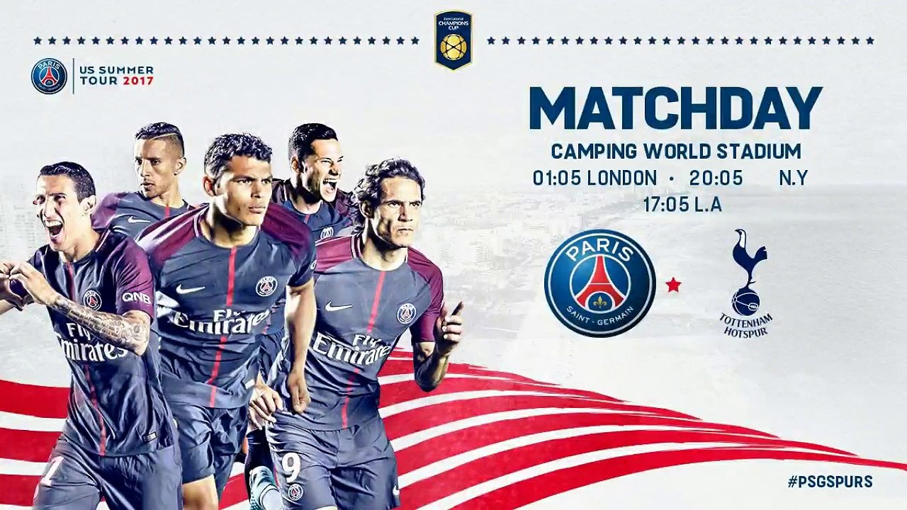 PSG-Tottenham ICC 2017 1ère mi-temps