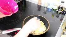 Verser recette facile bébé une mini-omelette