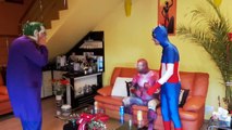 Fat Spiderman Battle for Losing Weight vs Spider Girl Funny Video