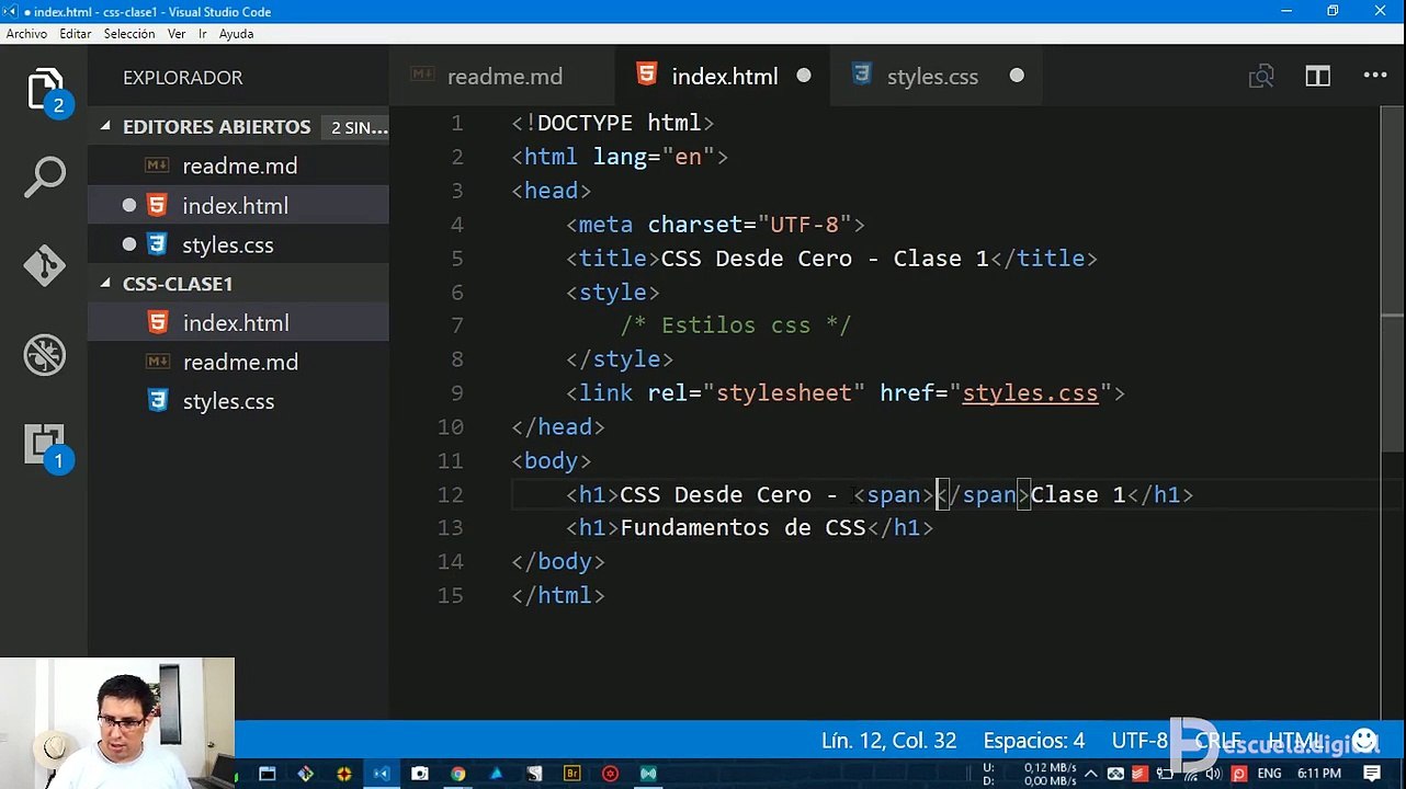 1.6 - Introducción a Selectores - CSS Desde Cero (2017)