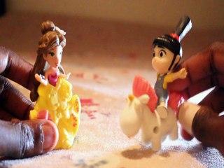 NO ONE GOES TO PRINCESS BELLE'S SLEEPOVER PRINCESS CINDERELLA OWLETTE AGNES GRU BABRIE MINION Toys BABY Videos , BEAUTY