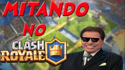 Silvio Santos mitando no Clash Royale!