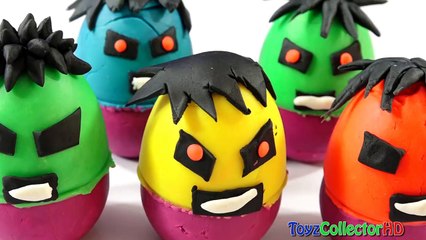 Super Hero Marvel Surprise Eggs Hulk, Iron man, thor, spiderman, Captain America, Superman