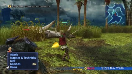 Basch Greatsword Moveset