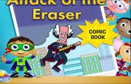 Супер Почему атака из в ластик образовательных комический Книга игра для Дети английский