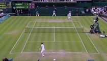 Andy Murray outrageous drop shot - Wimbledon 2014