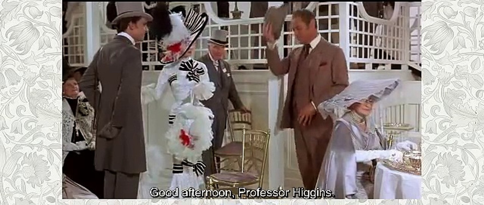 Ascot horse race ~ Audrey Hepburn & Rex Harrison (My Fair Lady, 1964)