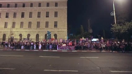 Israilli Solcu Aktivistlerden Filistinlilere Destek Gösterisi