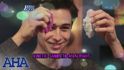 AHA!: Kinetic sand, a three dimensional building toy