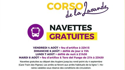 Corso de la lavande de Digne : tout savoir sur l circulation et la sécurité