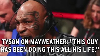 Mike Tyson Is Putting His Money On Floyd Mayweather