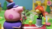 Cerdo Niños para Peppa Pig dibujos animados de coches robados parte 3 Peppa Pig Peppa en Rusia