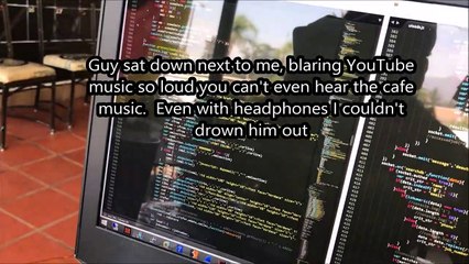 Ce hacker va couper la ligne internet d'un client de cybercafé qui met la musique à fond