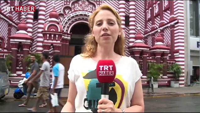 TRT Haber ekibi Sri Lanka'da
