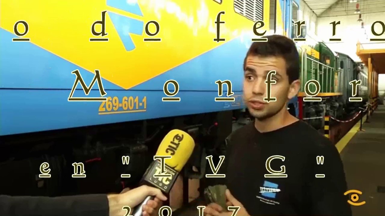 Museo do ferrocarril en Monforte 2017