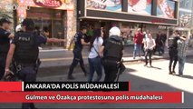 Başkent'te Gülmen ve Özakça protestosuna müdahale