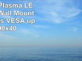 VideoSecu TV Mount Ultral Slim Plasma LED LCD TV Wall Mount Bracket Fits VESA up to