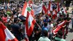 Activistas libaneses protestan contra la nueva subida de impuestos