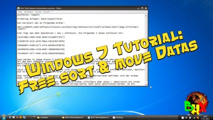Free sort & move Datas - Windows Tutorial