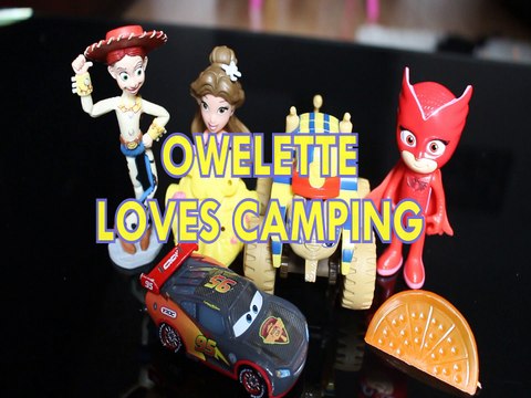 OWLETTE LOVES CAMPING JESSIE TOY STORY 3 PRINCESS BELLE SPHINX TRUCK LIGHTENING MCQUEEN Toys BABY Videos PJ MASKS, DISNE