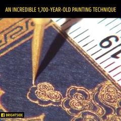 Bright Side - An incredible painting technique..This video is from an exhibition presented...