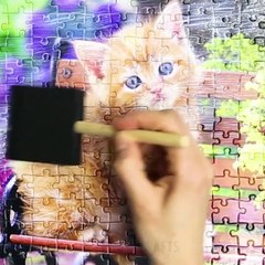 Bright Side - DIY paintings using glue.